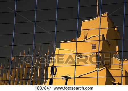Close-Up Of Office Building Exterior With Reflection; Montreal, Quebec, Canada View Large Photo Image Stock Photo - Close-Up Of Office Building Exterior With Reflection; Montreal, Quebec, Canada. Fotosearch
