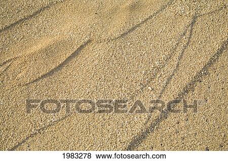 Stock Photo - Close-Up Of Patterns In Sand.. Fotosearch
