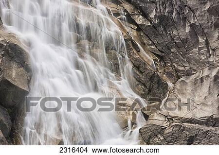 Picture - Close-Up Of Shannon Falls; British Columbia Canada. Fotosearch