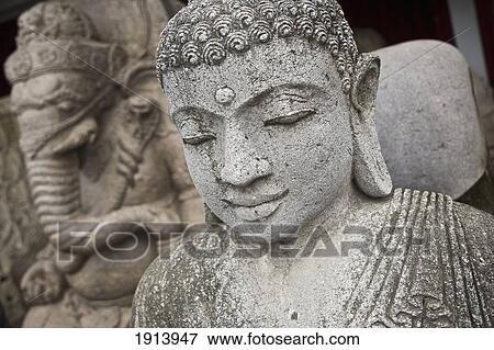 Close-Up Of Statue In Shop Near Ubud View Large Photo Image Stock Photo - Close-Up Of Statue In Shop Near Ubud. Fotosearch
