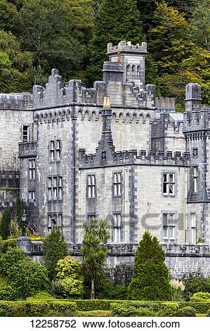Close up of stone castle and gardens; County Galway, Ireland View Large Photo Image Stock Image - Close up of stone castle and gardens; County Galway, Ireland. Fotosearch