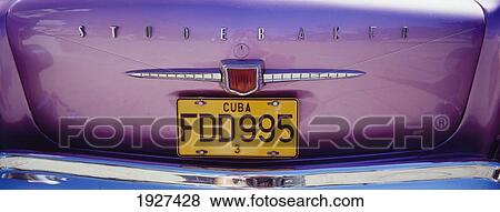 Stock Photo - Close Up Of Vintage Car Rear. Fotosearch