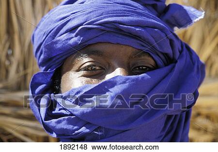 Close-Up Portrait Of Touareg Man View Large Photo Image Stock Photo - Close-Up Portrait Of Touareg Man. Fotosearch