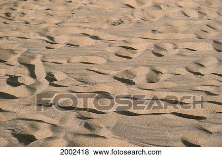 Close-Up Texture Of Sand, Footprints With Shadows View Large Photo Image Stock Photo - Close-Up Texture Of Sand, Footprints With Shadows. Fotosearch