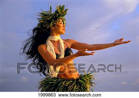 Close-Up Woman Hula With Shell Lei, Coconut Top, Ti Leaf Haku, Soft Light View Large Photo Image Stock Image - Close-Up Woman Hula With Shell Lei, Coconut Top, Ti Leaf Haku, Soft Light. Fotosearch