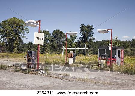 Closed abandoned gas station; ontario canada View Large Photo Image Stock Image - Closed abandoned gas station; ontario canada. Fotosearch
