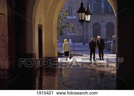 Stock Image - Cloth Hall, Main Market Square. Fotosearch