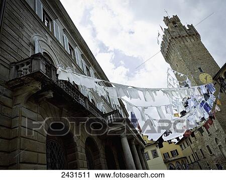 Clotheslines between buildings; Sienna, Italy View Large Photo Image Stock Image - Clotheslines between buildings; Sienna, Italy. Fotosearch