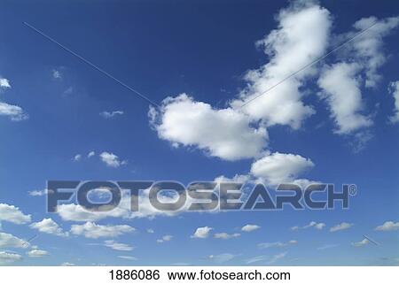 Stock Photograph - Clouds In Blue Sky. Fotosearch