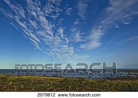Clouds Over Hudson Bay, Manitoba. View Large Photo Image Stock Image - Clouds Over Hudson Bay, Manitoba.. Fotosearch