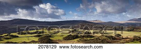 Clouds Over The Mountains; Dumfries Scotland View Large Photo Image Stock Photo - Clouds Over The Mountains; Dumfries Scotland. Fotosearch