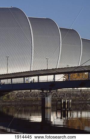 Clyde Auditorium Or The Armadillo View Large Photo Image Stock Photography - Clyde Auditorium Or The Armadillo. Fotosearch
