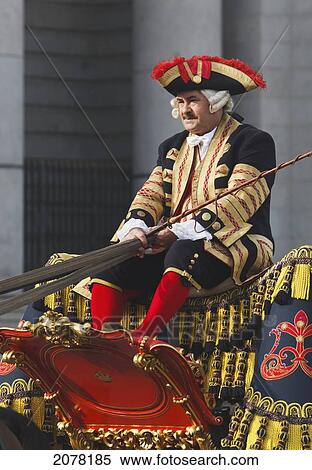 Coachman Of The Royal Palace; Madrid Spain View Large Photo Image Stock Photography - Coachman Of The Royal Palace; Madrid Spain. Fotosearch