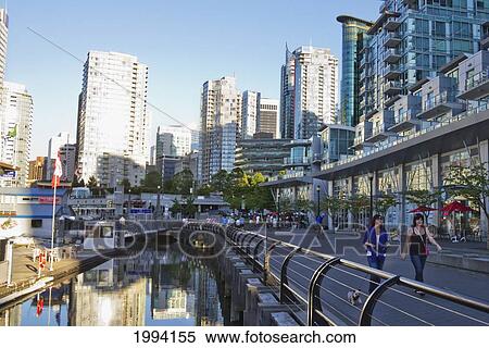Coal Harbor Quay, Vancouver, British Columbia, Canada View Large Photo Image Stock Photography - Coal Harbor Quay, Vancouver, British Columbia, Canada. Fotosearch
