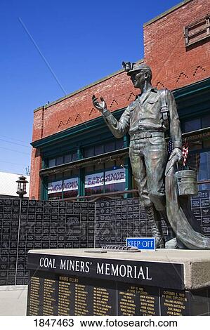 Coal Miners' Memorial; Roslyn, Washington, Usa View Large Photo Image Stock Image - Coal Miners' Memorial; Roslyn, Washington, Usa. Fotosearch