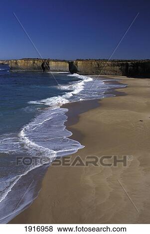 Coastline, Great Ocean Road View Large Photo Image Stock Photo - Coastline, Great Ocean Road. Fotosearch
