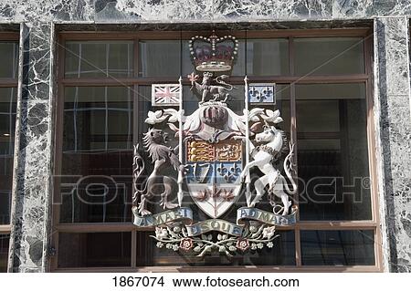 Picture - Coat Of Arms Of Alberta, Calgary, Alberta. Fotosearch