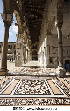 Collonade In Mosque Courtyard View Large Photo Image Stock Image - Collonade In Mosque Courtyard. Fotosearch