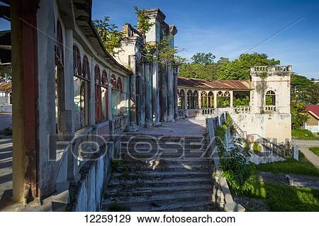 Stock Photo - Colonial ruins; Baucau, Timor-Leste. Fotosearch
