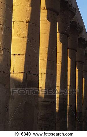Colonnade In Luxor Temple View Large Photo Image Stock Image - Colonnade In Luxor Temple. Fotosearch