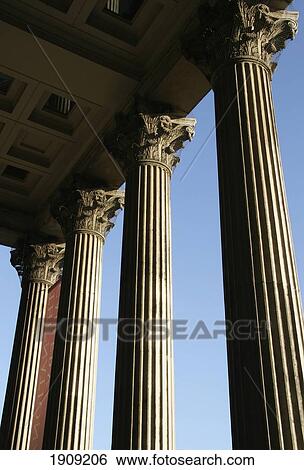 Colonnade Of National Gallery, London, England, Uk View Large Photo Image Stock Photograph - Colonnade Of National Gallery, London, England, Uk. Fotosearch
