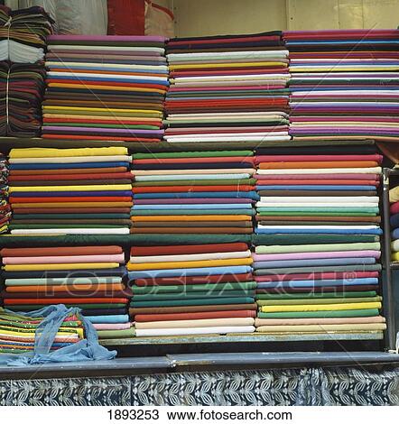 Stock Image - Colored Cloths. Fotosearch
