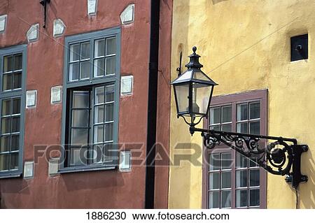 Colorful Buildings In Old Town, Close Up View Large Photo Image Stock Image - Colorful Buildings In Old Town, Close Up. Fotosearch