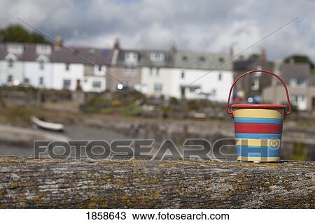 Stock Image - Colorful Sand Pail. Fotosearch