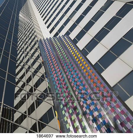 Stock Photo - Colorful Skyscraper. Fotosearch