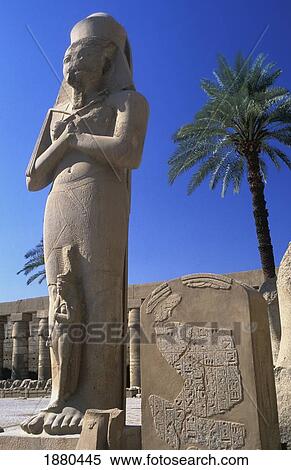 Stock Photography - Colossus Of Ramses Ii At Karnak. Fotosearch