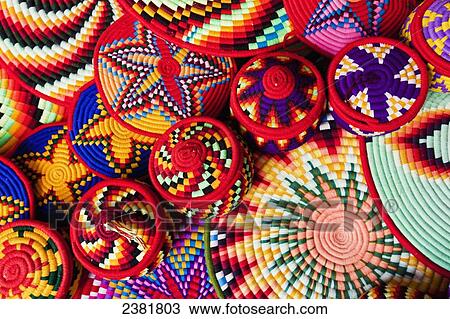 Colourful basket ware; Axum, Tigray, Ethiopia View Large Photo Image Stock Image - Colourful basket ware; Axum, Tigray, Ethiopia. Fotosearch