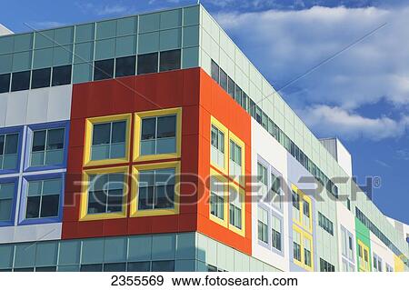 Colourful Facade Of A Building; Calgary, Alberta, Canada View Large Photo Image Stock Photo - Colourful Facade Of A Building; Calgary, Alberta, Canada. Fotosearch