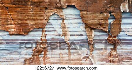 Colourful rock formation, Valley of Fire State Park; Nevada, United States of America View Large Photo Image Stock Photo - Colourful rock formation, Valley of Fire State Park; Nevada, United States of America. Fotosearch