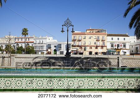 Colourful Tile On A Water Fountain In An Urban Area; Chiclana De La Frontera Andalusia Spain View Large Photo Image Stock Image - Colourful Tile On A Water Fountain In An Urban Area; Chiclana De La Frontera Andalusia Spain. Fotosearch