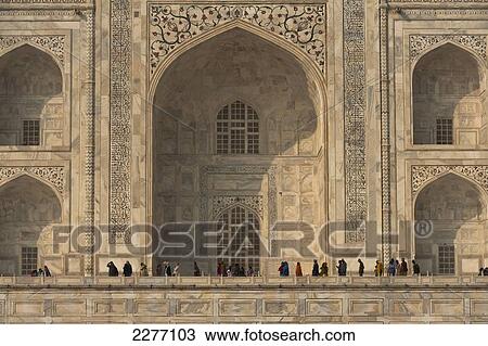 Colourfully dressed Indian tourists going around the Taj Mahal; Agra, India View Large Photo Image Stock Image - Colourfully dressed Indian tourists going around the Taj Mahal; Agra, India. Fotosearch