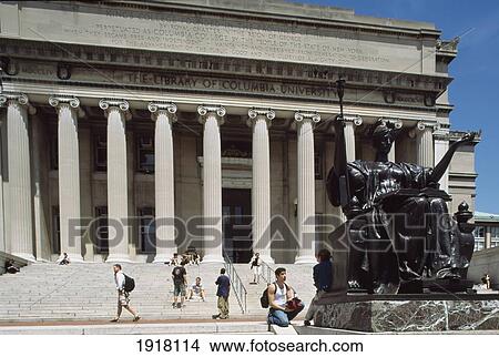 Columbia University Courtyard View Large Photo Image Picture - Columbia University Courtyard. Fotosearch