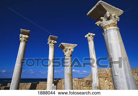 Column Of Central Church Ruins View Large Photo Image Picture - Column Of Central Church Ruins. Fotosearch