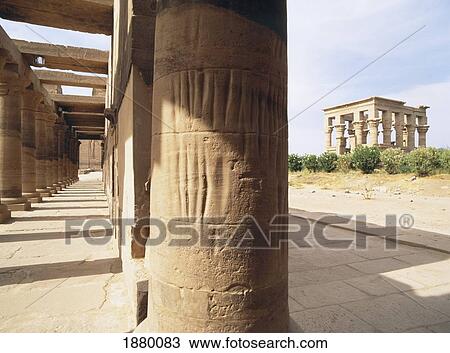 Stock Image - Column Of Temple, Close Up. Fotosearch