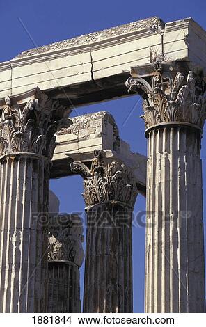 Picture - Columns At The Pantheon, Close Up. Fotosearch