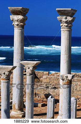 Columns Of Central Church View Large Photo Image Stock Photo - Columns Of Central Church. Fotosearch