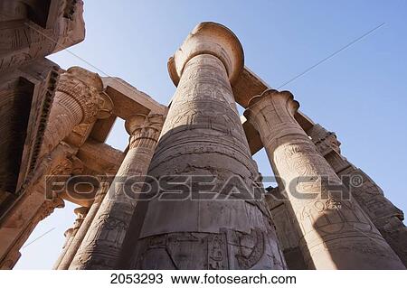Columns Of The Hypostyle Hall Of The Temple Of Sobek And Haroeris, Kom Ombo, Aswan, Egypt View Large Photo Image Stock Image - Columns Of The Hypostyle Hall Of The Temple Of Sobek And Haroeris, Kom Ombo, Aswan, Egypt. Fotosearch