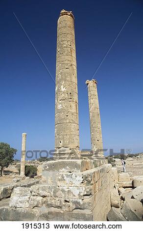 Columns & Remains Of Ancient City View Large Photo Image Stock Image - Columns & Remains Of Ancient City. Fotosearch