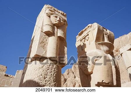 Columns With Hathor Capitals In The Chapel Of Hathor In The Hatshepsut Temple In Thebes (Deir-El-Bahri), Qina, Egypt View Large Photo Image Stock Image - Columns With Hathor Capitals In The Chapel Of Hathor In The Hatshepsut Temple In Thebes (Deir-El-Bahri), Qina, Egypt. Fotosearch