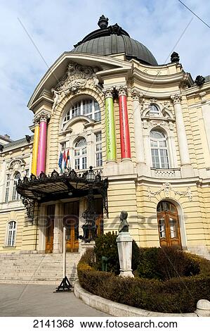 Stock Photo - Comedy Theatre Of Budapest From Architects Ferdinand Fellner And Hermann Helmer, Budapest, Hungary. Fotosearch