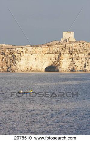 Comino Tower, Comino Island, Malta View Large Photo Image Stock Image - Comino Tower, Comino Island, Malta. Fotosearch