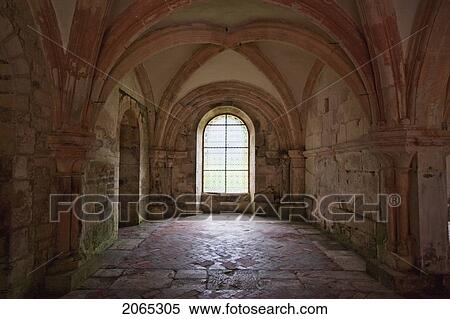 Common Room Of The Cistercian Abbey Of Fontenay, Cote D'or, France View Large Photo Image Stock Photography - Common Room Of The Cistercian Abbey Of Fontenay, Cote D'or, France. Fotosearch