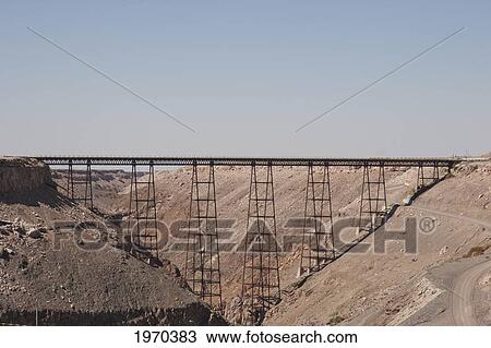 Stock Image - Conchi Bridge, Antofagasta Region, Chile. Fotosearch