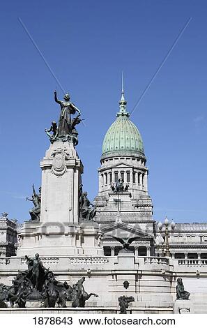 Congress Building (Congreso Nacional) Of Argentine Parliament View Large Photo Image Stock Image - Congress Building (Congreso Nacional) Of Argentine Parliament. Fotosearch