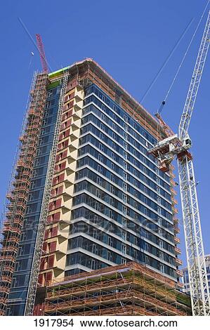 Picture - Construction Of City Creek Center; Salt Lake City, Utah, Usa. Fotosearch