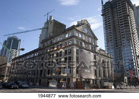 Stock Photo - Construction work on El Molino building in Puerto Madero, Buenos Aires, Capital Federal, Argentina. Fotosearch